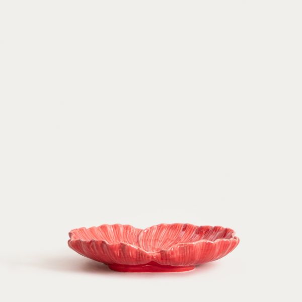 Taca dekoracyjna FOLAR kwiat koralowy 20,5x20,5x3,5 cm