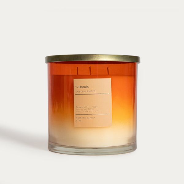 Świeca zapachowa VELUMA Golden Amber 870 g