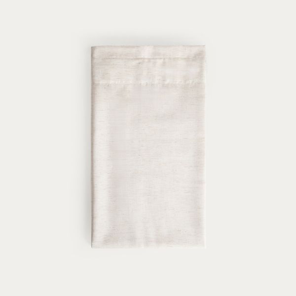 Zasłona ALMIRA beżowa z materiału z efektem lnu 140x250 cm