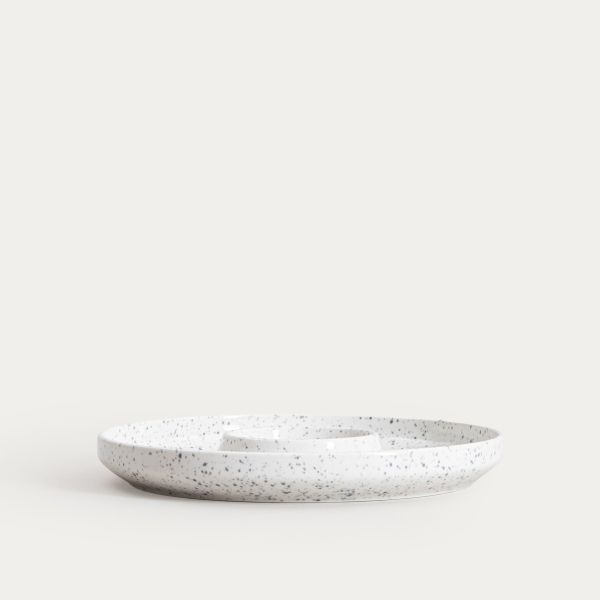 Naczynie do serwowania CAVIANO ceramiczne nakrapiane