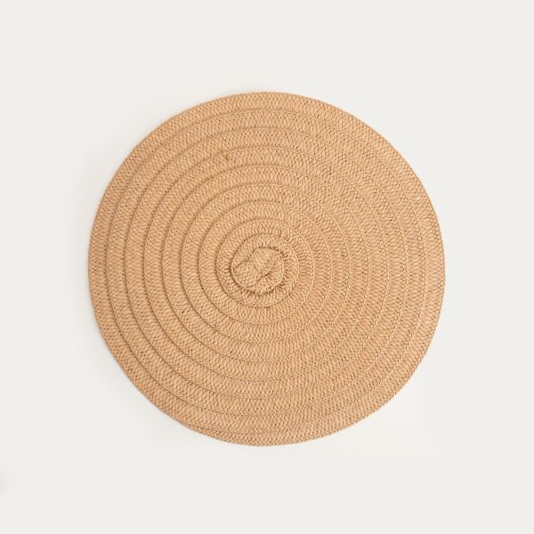 Maty stołowe CORD beżowe, zestaw 2 szt. 38 cm