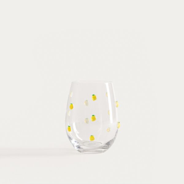 Szklanka ORNARE z elementami cytrynek 0,5 l