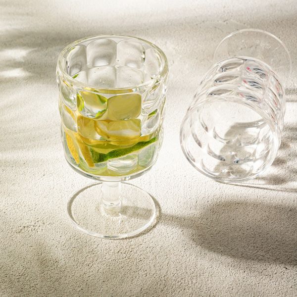 Zestaw szklanek APPED transparentne na nóżce 340 ml 2 szt.