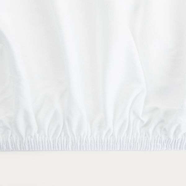Prześcieradło ZENA jersey białe 140x200 cm
