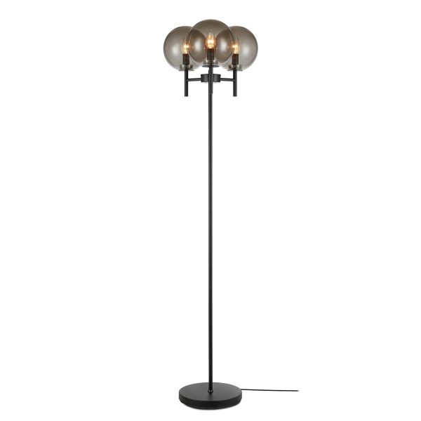Lampa stojąca CROWN czarna 40x40x147cm