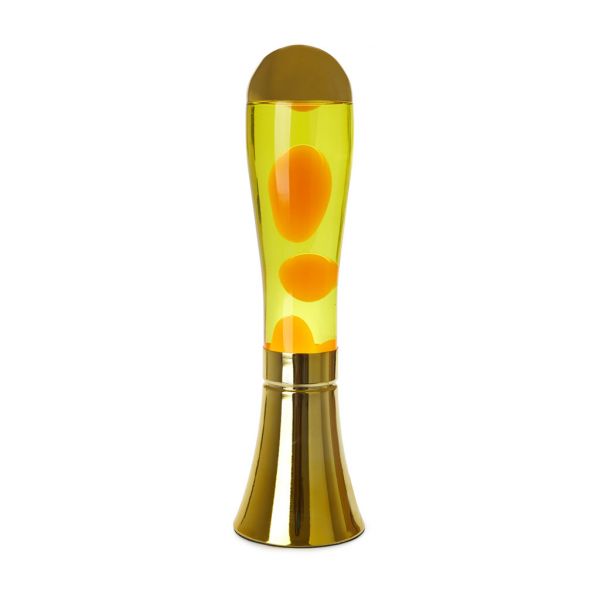 Lampa MAGMA z imitacją lawy złota 45x12 cm