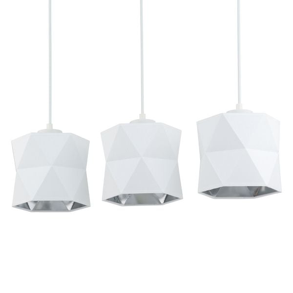 Lampa SIRO WHITE wisząca koło 3-punktowa 230 V