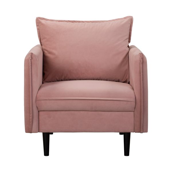 Fotel RUGG różowy 99x86x91cm