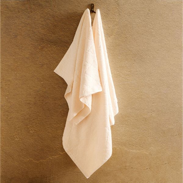 Ręcznik SAMINE z marokańską koniczyną ecru 50x90cm