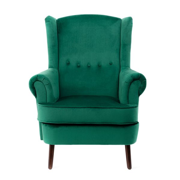 Fotel FOSSBY zielony 86x85x108 cm