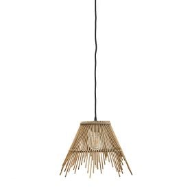 Lampa sufitowa BOHO bambusowa 35x26,5 cm