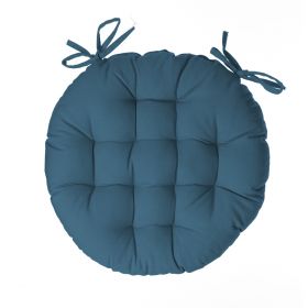 Poduszka COMFO na krzesło niebieska fi 38 cm