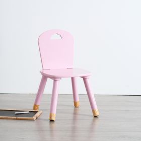 Krzesło dziecięce LAZY różowe 32x31,5x50 cm