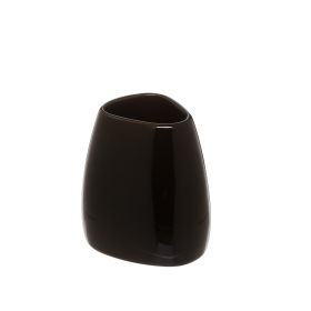  SILK Kubek łazienkowy gładki czarny 9,5 cm 