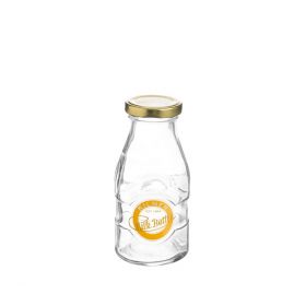 Butelka MILK BOTTLES szklana na sok lub mleko mała 0,189 l