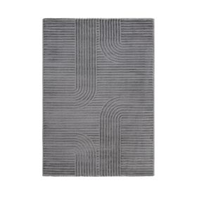 Dywan LUCY ANTHRACITE LINES nowoczesny w linie szary 200x290 cm