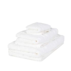 Komplet ręczników TAMISA białych 70x140+50x100+30x50 cm
