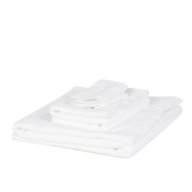 Komplet ręczników PASSION białych 100x150+50x100+30x50 cm