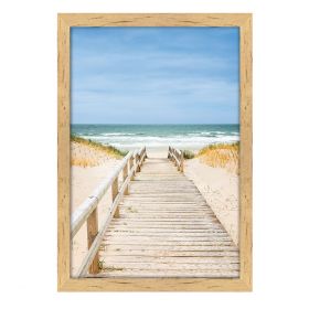 Obraz SUMMER z pomostem na plaży 20x30 cm