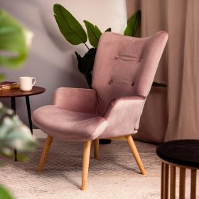 Fotel MOSS różowy 70x95cm
