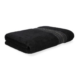 Ręcznik DUKE z delikatnym lureksem czarny 70x130 cm