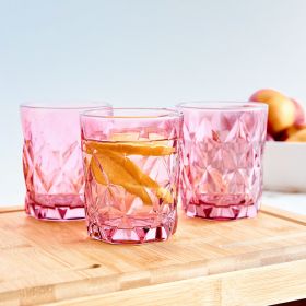Zestaw szklanek LUNNA różowych 4 szt. 0,29 l
