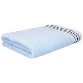 Ręcznik OCTOPUS z lamówką niebieski 70x130 cm