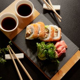 Zestaw SUSHI do sushi, 7 elementów 30x14 cm