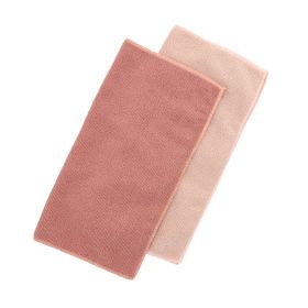 Zestaw ścierek kuchennych CLEAN różowych 2*30x30 cm