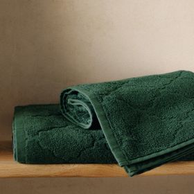 Ręcznik SAMINE z marokańską koniczyną zielony 50x90cm