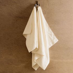 Ręcznik NALTIO w paski ecru 70x130 cm