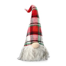 Mikołaj ELIAS w czapce w kratę 50 cm