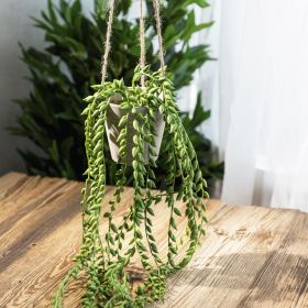 Roślina sztuczna SENCIO w donicy wisząca 10x10x54 cm