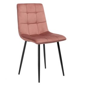Krzesło GOYA różowe 45x55x89 cm