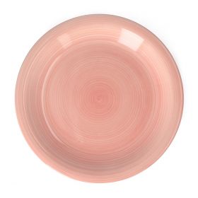 Talerz OBLAN obiadowy różowy 27 cm