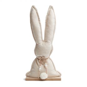 Dekoracja BOLANI królik welurowy 19 cm