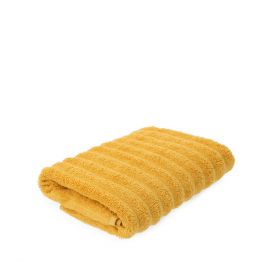  ASTRI Ręcznik w paski musztardowy 