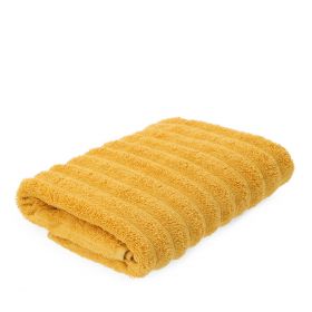  ASTRI Ręcznik w paski musztardowy 