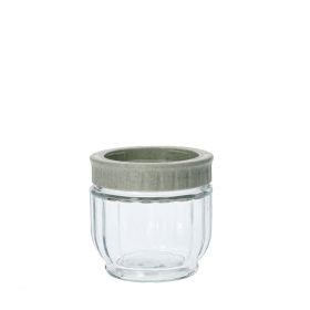Pojemnik TENZO szklany z zieloną nakrętką 0,4 l