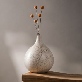 Wazon NOVO okrągły w kropki 15x21 cm