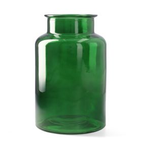 Wazon TENNO szklany zielony 14x22 cm