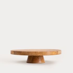 Patera SJAL MANGO drewniana na nóżce 33 cm