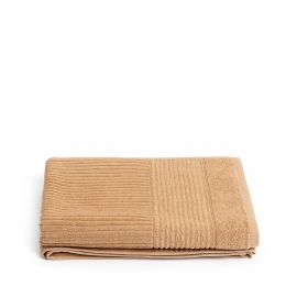 Ręcznik NALTIO w paski beżowy 70x130 cm