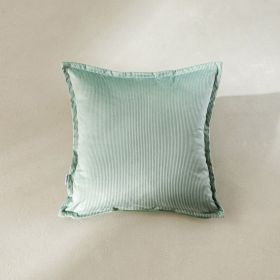 Poszewka NANTU welwetowa sztruksowa pistacjowa 45x45+1.5 cm