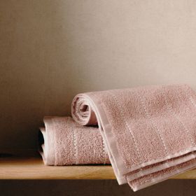 Ręcznik STRAPE różowy 70x130 cm