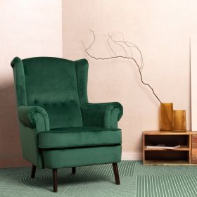 Fotel FOSSBY zielony 86x85x108 cm