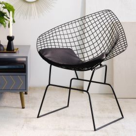 Krzesło INDUSTRIAL metalowy czarny 83x64x82 cm