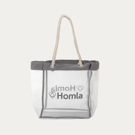 Torba HOMLA na zakupy szara 55x40x20 cm