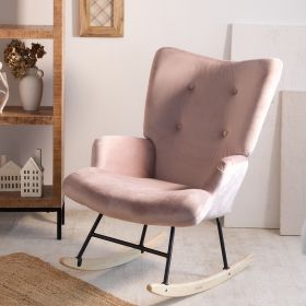 Fotel MOSS bujany różowy 72x73x92 cm