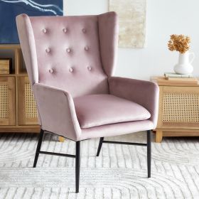 Fotel VINNANDE różowy 97x67x73 cm